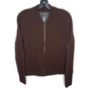 Mountain Hardwear Womens’s Wool Blend Full Zip Jacket Sweater